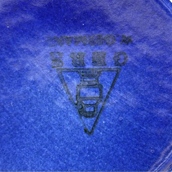 Vintage Gerz West Germany Pottery 
Blue Flat Cream Soup Cups - Picture 8 of 10